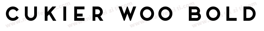 CUKIER W00 Bold Regular字体转换